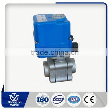 Reduce port ball valve electric actuator flange ball electric ball valve stainless steel