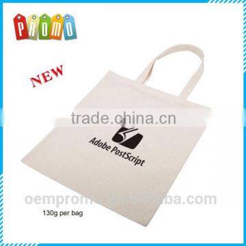 Custom-made promotional Cotton canvas shopping Bag