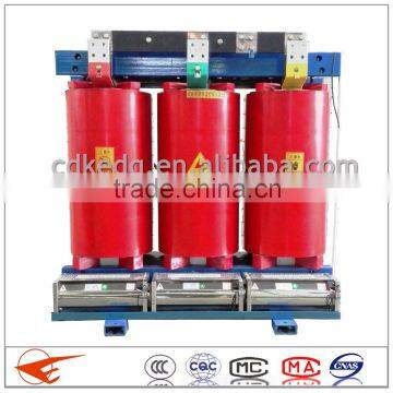 China 10kv 630kva cast resin dry type power transformer manufactrer of SCB10 manufacture