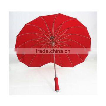 Red heart umbrella