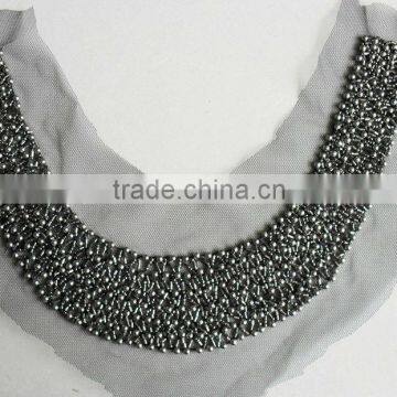 Beaded neck garment accessory