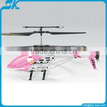 3.5ch Infrared control Hello kitty helicopter Cartoon