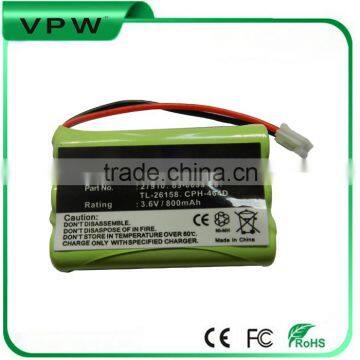 27910 89-0099-00 TL-26158 CPH-464D Ni-MH 3.6V 800mAh Cordless Phone battery