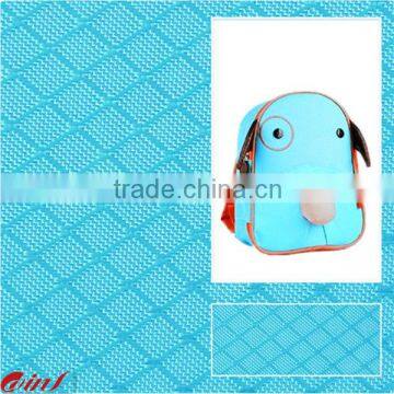 Polyester 450D rhombus jacquard textiles bag fabric