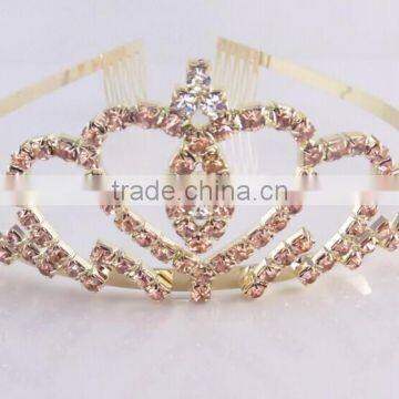 Vintage wholesale rhinestone pageant crown