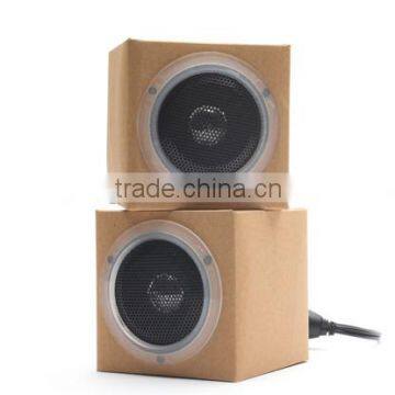 Carton gift sound creative advertising speaker paper speaker promotional gift speaker