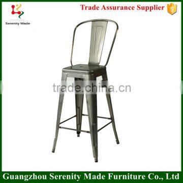 2016 cheap High quality marais vintage metal bar stool high chair