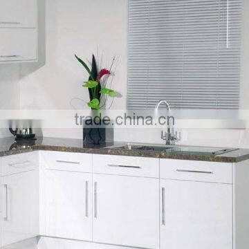 L-Shaped High Gloss White Mdf Board Kitchen Cabinets,kitchen Cabinet Design photo-4