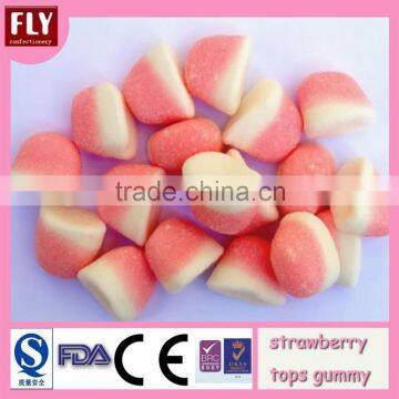 FLY sugar coated soft jelly candy with strawberry flavour