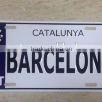 Customized Embossed License Plate, Metal Plate, Metal Sign photo-2