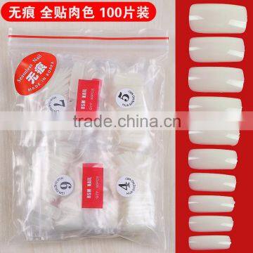 G1-003-C 500PCS KOREA HSM NATURAL FULL-COVER NAIL TIPS