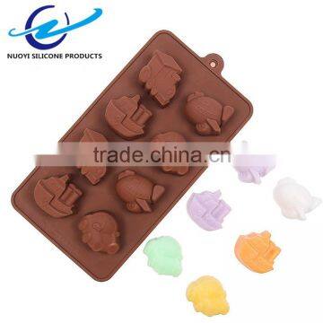 Transportation Shape Silicone Chocolate Bar Mold