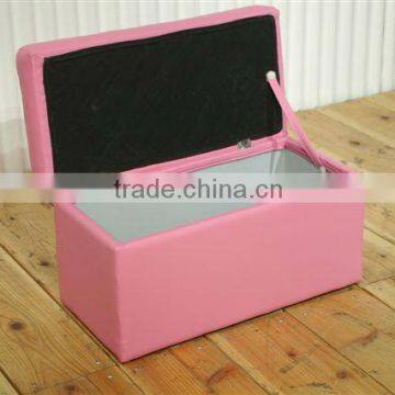 Multifunctional Modern Two Seat Square Stool With Storage photo-4