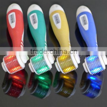 4 bio lights skin photon derma roller dermaroller led