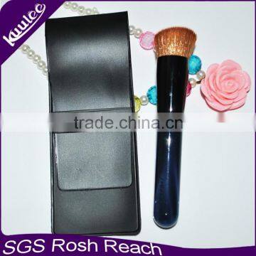 Chinese factory supply OEM Super wood Flat foundation brush with bag pack