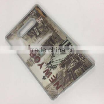 2017 New 3D Design Kitchen Vegetable Plastic Cutting Board