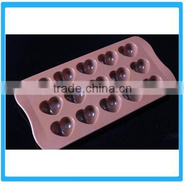 Love Heart Shaped Silicone Chocolate Mold Love Heart Silicone Cake Mould Silicone Baking Mould photo-4