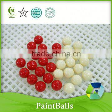 0.68 oil fill paintballs bullet gelatin