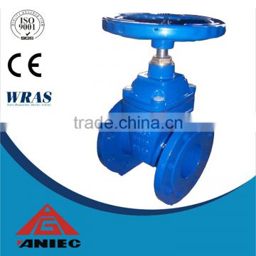 DIN3352 F4 NRS type resilient seal gate valve