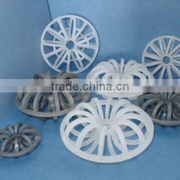 Plastic Rosette Ring used as Random Packing | Tellerate Ring