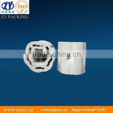 2" inch ceramic random tower packing media wheel ring