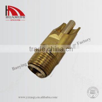 Stainless Steel Pig Water Nipple in Gold 64*22 mm photo-2