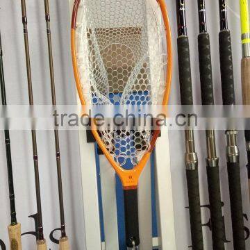 Carbon Fiber Frame Fishing Landing Net With Rubber Net photo-2