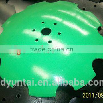 22" x 6 mm Notched Disc Harrow Blades