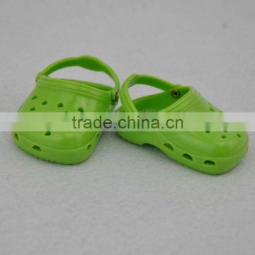 18 in green OEM doll shoes