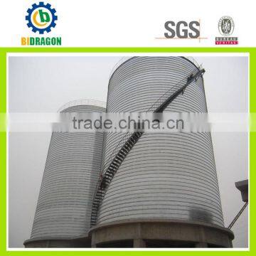 1000m3 galvanized corrugated grain storage steel silo