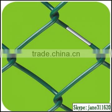 super good quality PVC coated chain link fence/basketball playground protection fence