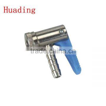 steel tire chuck with hose barb &plastic hose barb