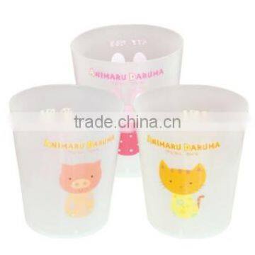 transparent plastic storage litter bin