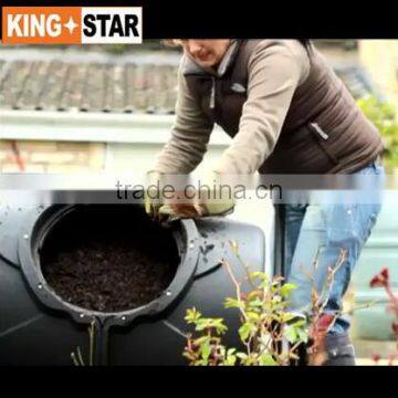 190L New Plastic Outdoor Tumbler Compost