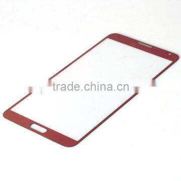 Front Outer Touch Screen Digitizer Lens Glass Black White Blue Pink Grey Waterproof for Samsung Galaxy Note3