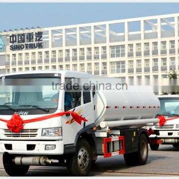 2 axles FAW chassis oil tanker truck