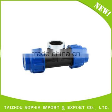 Top supplier All size available PP compression pipe fitting water fluid quick elbow for irrigation