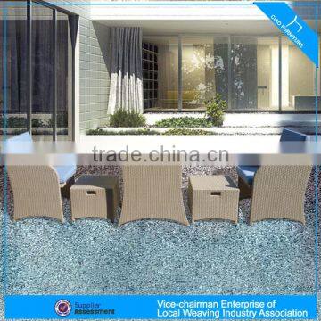 Wholesale Patio Rattan Furniture Leisure Outdoor Wicker Coffee Table and Chair