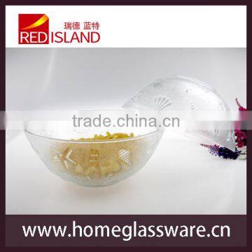 Large Glass Salad Bowl Soup Bowl Fruit Bowl photo-1
