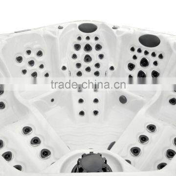 Hot Tub Spa Supplier Bathtub for 5 Persons Acrylic Hydro Bubble Bath photo-6