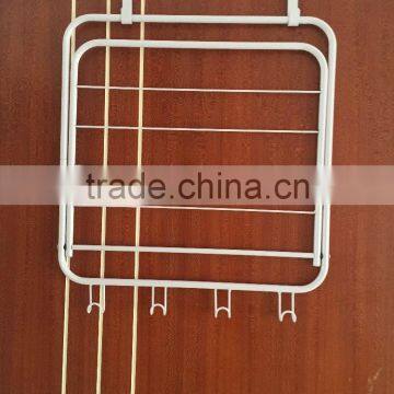 Over the Door 5 Hook Rack - Collapsible Hanger and Rack for Hanging Your Clothes,coat,towel photo-2