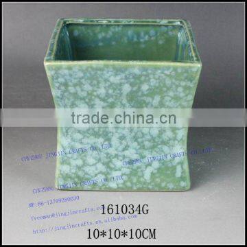 Modern Cheap Glazed Ceramic Flower Pot photo-6