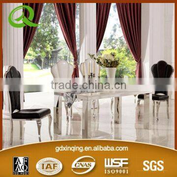 TH365 Home Furniture Tempered Glass Top Italian Dining Table photo-6