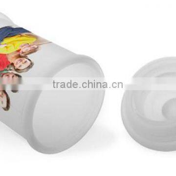 Fashion Design Glass Sublimation Jar Mug