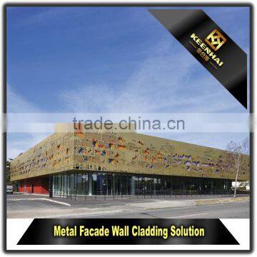 Architectural Laser Cutting Panels Decorative Aluminum Curtain Wall
