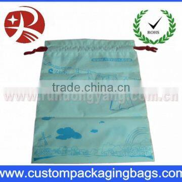 Plastic Polyester Drawstring Bags for Shopping clothing packing