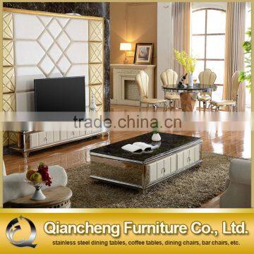 MARBLE TOP Coffee Table With Drawer for Wholesale photo-2