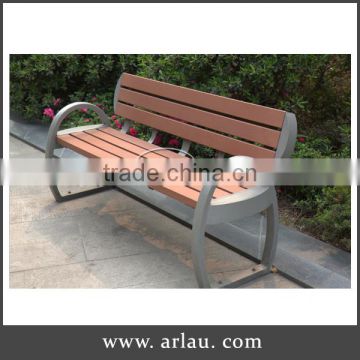 Cast Aluminum legs Wooden Park Benches