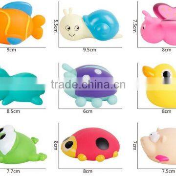 animal series sets bath toy for baby,sea squirt animal sets bath toy for children,sea world Water spray toys for bathing