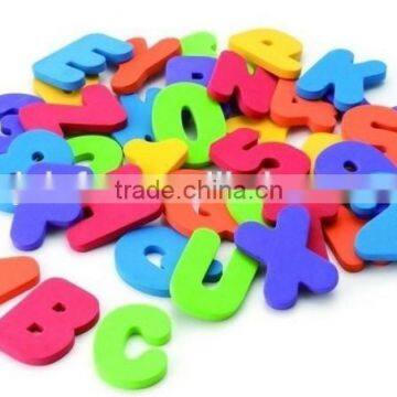 26 letter shape bath toy for kids,Custom plastic 3D bath toy,OEM plastic vinyl PVC colorful bath toy